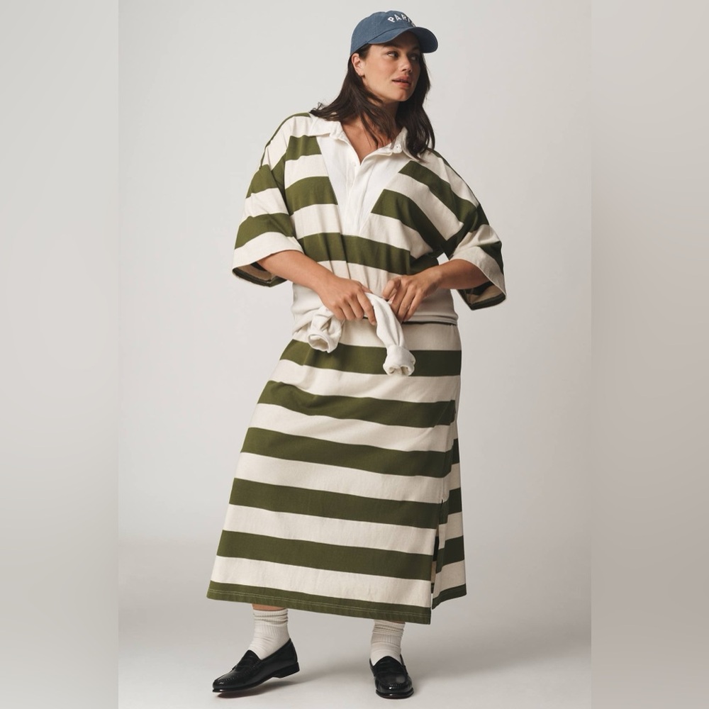 Daily Practice by Anthropologie Rugby Oversized Maxi Dress - Picture 2 of 10